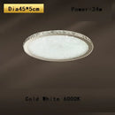 GobekUsa Crystal Round Ceiling Lamp Elegant LED Lighting for Bedroom & Living Room