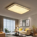 GobekUsa Crystal Round Ceiling Lamp Elegant LED Lighting for Bedroom & Living Room