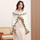 GobekUsa Elegant Daisy Bouquet Soft Blanket for Office Sofa, Multi-Functional Nap Shawl & Cushion