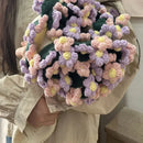 GobekUsa Elegant Daisy Bouquet Soft Blanket for Office Sofa, Multi-Functional Nap Shawl & Cushion
