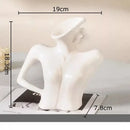 GobekUsa Elegant Dames Ceramic Vase Figure Flower Pot Desk Decoration Room Decor