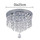 GobekUsa Diamond Crystal LED Ceiling Chandelier Pendant Light for Elegant Living Spaces