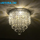 GobekUsa Diamond Crystal LED Ceiling Chandelier Pendant Light for Elegant Living Spaces
