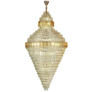 GobekUsa Elegant Duplex Crystal Chandelier Spiral Staircase High Living Room Light