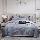 GobekUsa 1500TC Egyptian Cotton Silk Jacquard Bedding Set for Queen King Beds