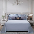 GobekUsa 1500TC Egyptian Cotton Silk Jacquard Bedding Set for Queen King Beds