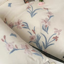 GobekUsa Elegant Flower Embroidery Cotton Bedding Set - Single Queen King Sizes
