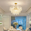 GobekUsa Elegant Glass Chandelier with LED Lights for Home Décor