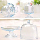 Elegant glass dome candy box tray dining room party favors by Decorbites