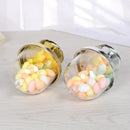 Elegant glass dome candy box tray dining room party favors by Decorbites