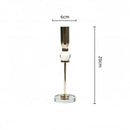 GobekUsa Crystal Glass Candlestick Holder - Elegant Home Décor Accessory