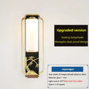 GobekUsa Elegant Iron Glass Wall Sconce for Living Room Bedroom TV Background
