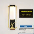 GobekUsa Elegant Iron Glass Wall Sconce for Living Room Bedroom TV Background