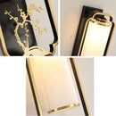 GobekUsa Elegant Iron Glass Wall Sconce for Living Room Bedroom TV Background