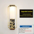 GobekUsa Elegant Iron Glass Wall Sconce for Living Room Bedroom TV Background