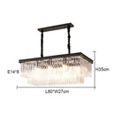 GobekUsa Crystal Round Ceiling Chandelier for Elegant Living and Dining Rooms