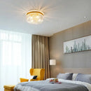 GobekUsa Crystal Round Ceiling Chandelier for Elegant Living and Dining Rooms