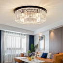 GobekUsa Crystal Round Ceiling Chandelier for Elegant Living and Dining Rooms
