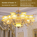 GobekUsa Elegant Crystal Chandelier Living Room Bedroom Lighting