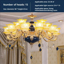 GobekUsa Elegant Crystal Chandelier Living Room Bedroom Lighting