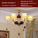 GobekUsa Elegant Crystal Chandelier Living Room Bedroom Lighting