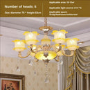 GobekUsa Elegant Crystal Chandelier Living Room Bedroom Lighting