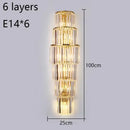 GobekUsa Crystal Wall Lamp: Elegant Lighting Fixtures for Luxe Living Spaces