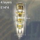 GobekUsa Crystal Wall Lamp: Elegant Lighting Fixtures for Luxe Living Spaces