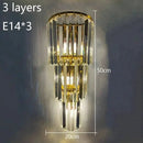 GobekUsa Crystal Wall Lamp: Elegant Lighting Fixtures for Luxe Living Spaces