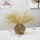 GobekUsa Elegant Gold Ceramic Rose Vase for Modern Home Decor & Wedding Centerpieces