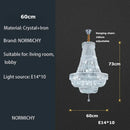 GobekUsa Gold/Chrome K9 Crystal Chandelier for Elegant Home Décor