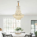 GobekUsa Gold/Chrome K9 Crystal Chandelier for Elegant Home Décor