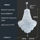 GobekUsa Gold/Chrome K9 Crystal Chandelier for Elegant Home Décor