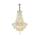 GobekUsa Gold/Chrome K9 Crystal Chandelier for Elegant Home Décor