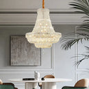 GobekUsa Gold/Chrome K9 Crystal Chandelier for Elegant Home Décor