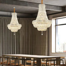 GobekUsa Gold/Chrome K9 Crystal Chandelier for Elegant Home Décor