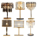 GobekUsa Crystal Bar Table Lamp Luxury Dimmable 2700K Desk Light Elegant Home Decor