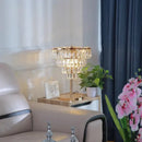 GobekUsa Crystal Bar Table Lamp Luxury Dimmable 2700K Desk Light Elegant Home Decor