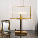 GobekUsa Crystal Bar Table Lamp Luxury Dimmable 2700K Desk Light Elegant Home Decor
