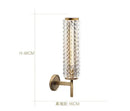 GobekUsa Crystal Candle Chandelier: Elegant Hanging Lamp for Villa, Dining Room, Bedroom, Living Room