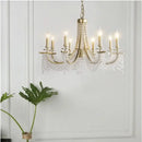 GobekUsa Crystal Candle Chandelier: Elegant Hanging Lamp for Villa, Dining Room, Bedroom, Living Room