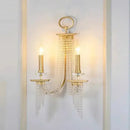 GobekUsa Crystal Candle Chandelier: Elegant Hanging Lamp for Villa, Dining Room, Bedroom, Living Room