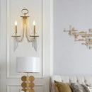 GobekUsa Crystal Candle Chandelier: Elegant Hanging Lamp for Villa, Dining Room, Bedroom, Living Room