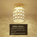 GobekUsa Elegant Crystal Ceiling Light for Entryway, Stairs, and Hallway