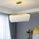GobekUsa Elegant Gold Crystal Chandelier for Home Lighting