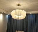 GobekUsa Elegant Gold Crystal Chandelier for Home Lighting