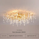 GobekUsa Elegant Gold Crystal Chandelier for Modern Luxury Living Spaces