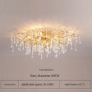 GobekUsa Elegant Gold Crystal Chandelier for Modern Luxury Living Spaces