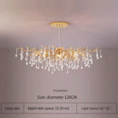 GobekUsa Elegant Gold Crystal Chandelier for Modern Luxury Living Spaces