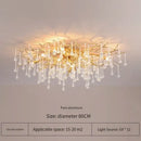 GobekUsa Elegant Gold Crystal Chandelier for Modern Luxury Living Spaces